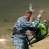 Көшпенділер ойындарында бүркіт полицейге шабуыл жасады (ВИДЕО)
