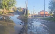Петропавл тұрғындары батпақ кешіп жүр: халық көшенің жағдайына шағымданды