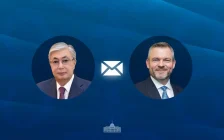 Тоқаев Словакия Президентіне құттықтау жолдады
