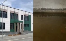 Былтыр ғана салынған мектептің жертөлесін су басты: 370 бала білім алып жүр