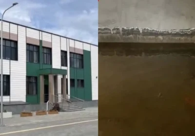 Былтыр ғана салынған мектептің жертөлесін су басты: 370 бала білім алып жүр