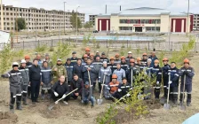 Қарағайлыда 400 түп ағаш отырғызылды: «Қазақмыс» жұмыскерлер бастамасын қолдады
