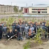 Қарағайлыда 400 түп ағаш отырғызылды: «Қазақмыс» жұмыскерлер бастамасын қолдады