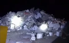 Астанада жүк көліктерімен құрылыс қалдықтарын заңсыз төккен