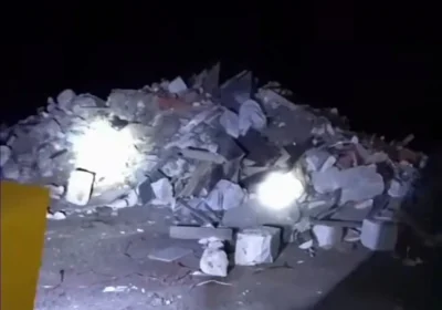 Астанада жүк көліктерімен құрылыс қалдықтарын заңсыз төккен