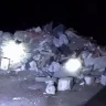 Астанада жүк көліктерімен құрылыс қалдықтарын заңсыз төккен