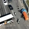 Көкшетауда автобус пен жүк көлігі соқтығысып, үш адам зардап шекті