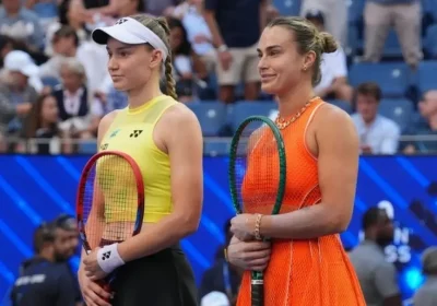 Рыбакина АҚШ ашық чемпионатының финалында Соболенкодан бірінші сетті ұтып алды