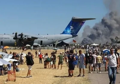 Грекиядағы әуе шоуында F-4 ұшағы апатқа ұшырап, екі ұшқыш қаза тапты