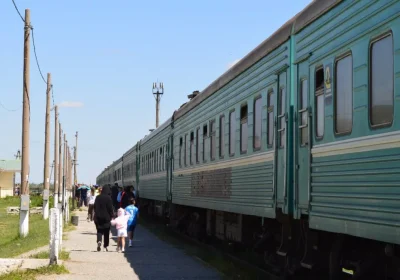 Түркістан облысында жолаушылар пойызының вагоны рельстен шығып кетті