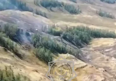 Марқакөлде табиғи өрт сөндірілуде