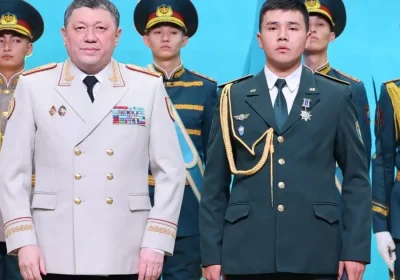 Республика күні қарсаңында ІІМ мен Ұлттық ұланда әскерилер мен полицейлер марапатталды