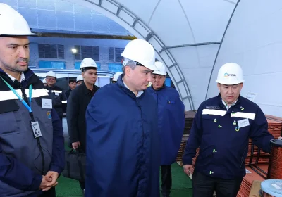 Олжас Бектенов Балқаш қаласындағы жүйе құраушы кәсіпорындар жұмысымен танысты