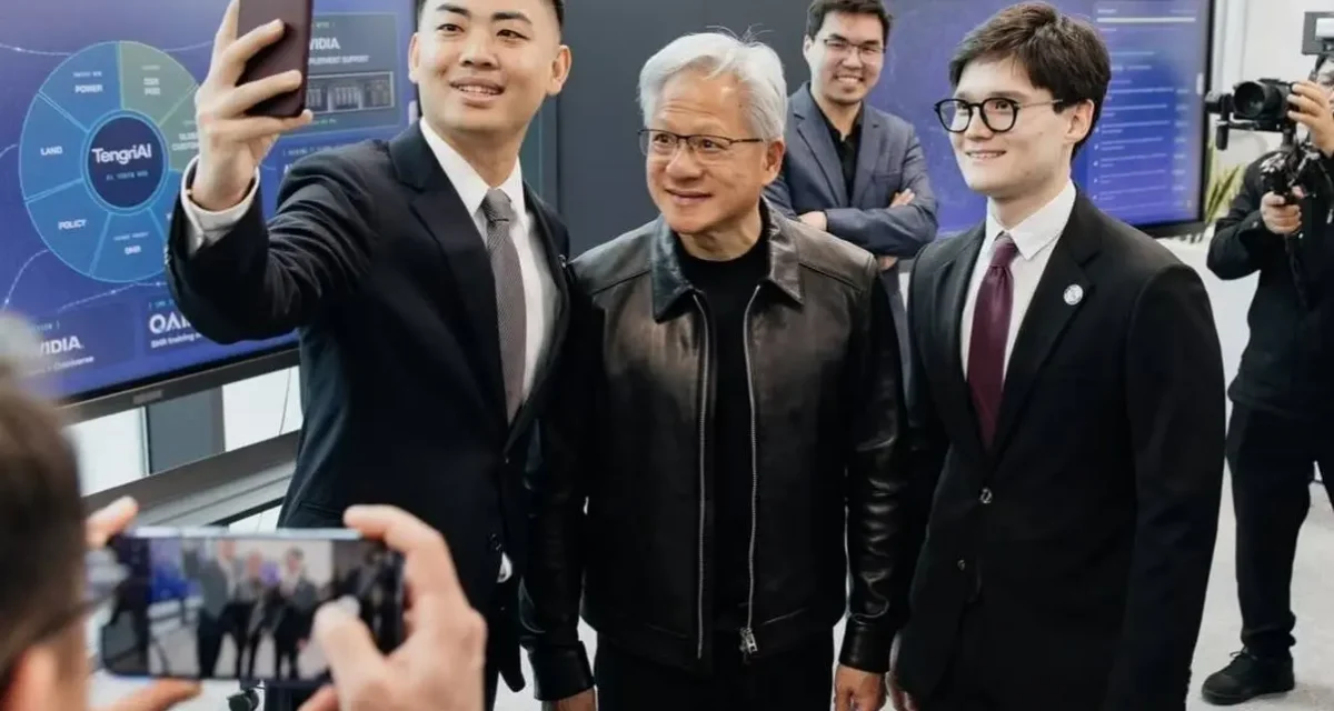 TengriAI командасы NVIDIA басшысы Дженсен Хуангпен кездесті
