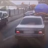 Алматыда жүргізуші бірнеше көлікті соғып, тротуардағы екі бозбаланы қағып кетті (ВИДЕО)