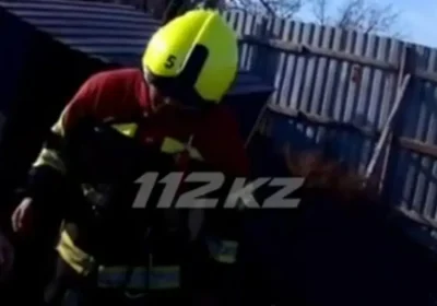 Павлодар облысында сыртқы әжетхана опырылып, ішіндегі әйел құтқарылды
