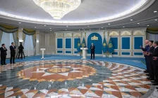 Тоқаев Ақтоғай мыс балқыту зауытының құрылысын бастау рәсіміне қатысты