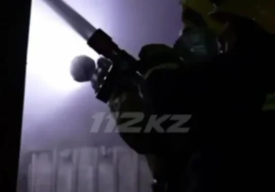 Талдықорғанда наубайхана өртеніп, 40 жастағы жұмысшы зардап шекті