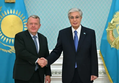Тоқаев Данияның Сыртқы істер министрі Ларс Лёкке Расмуссенді қабылдады