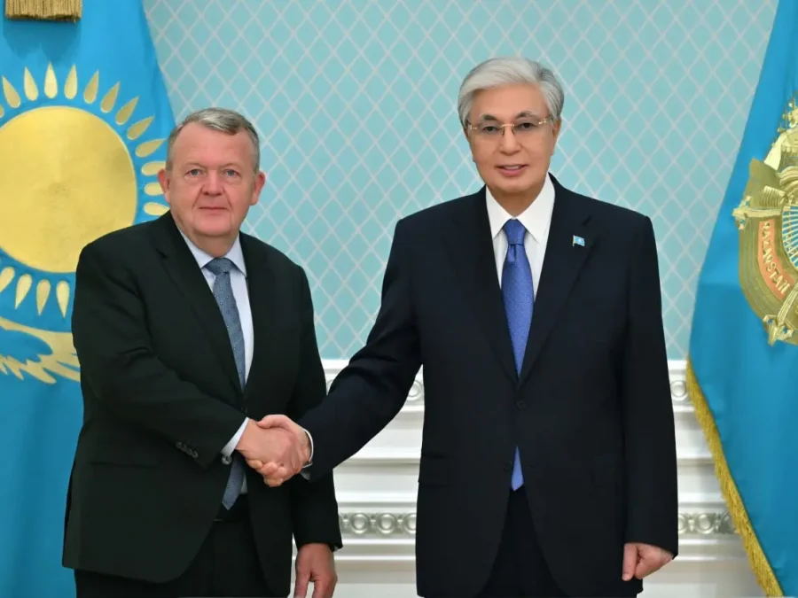 Тоқаев Данияның Сыртқы істер министрі Ларс Лёкке Расмуссенді қабылдады