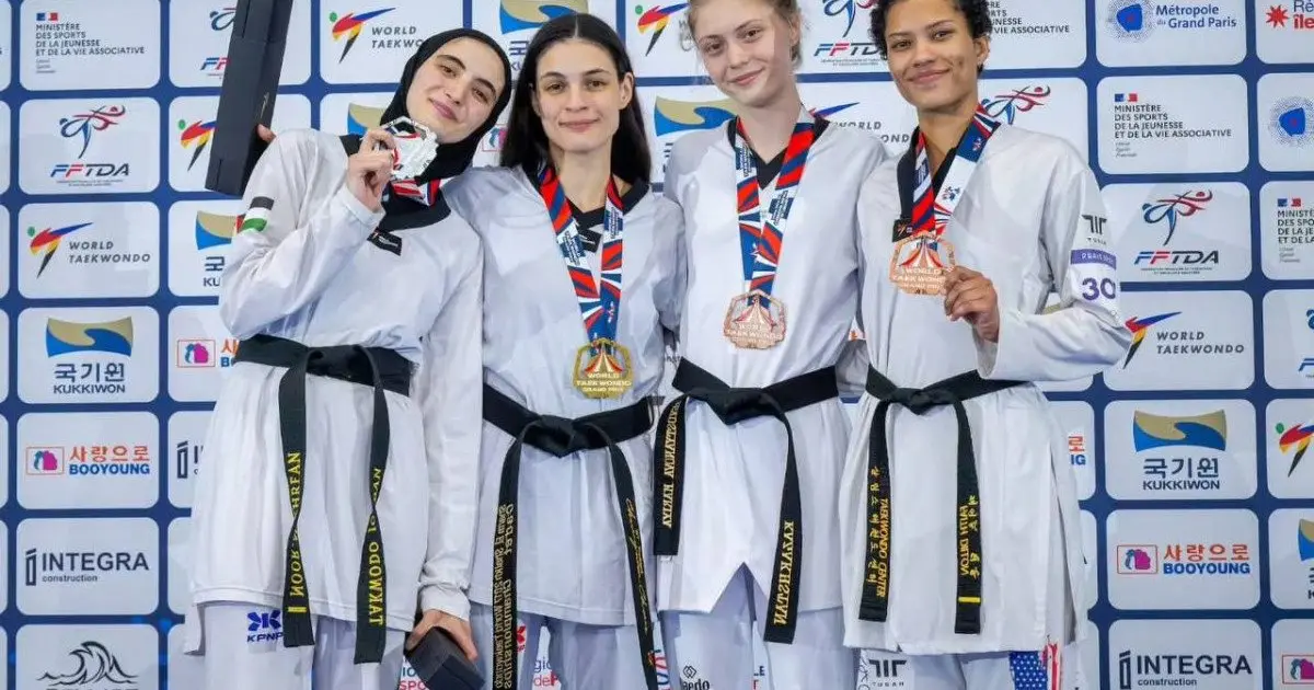 Мария Севостьянова Парижде таеквондодан Гран-при қола жүлдесін жеңіп алды