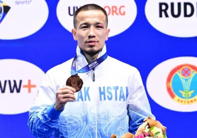 Айдос Сұлтанғали Астанадағы әлем чемпионатында қола жүлдеге қол жеткізді