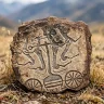 Абай облысынан 4 мың жылдық арба бейнеленген тас табылды
