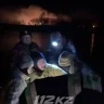 Атырау маңында Орал өзені жағалауындағы қамыс өрті сөндірілді