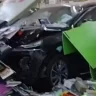 Алматы облысында жеңіл көлік дүкен қабырғасын бұзып, сауда залына кірді