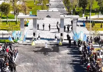 Үштөбеде «Таза Қазақстан» аясында жаңартылған саябақ ашылды