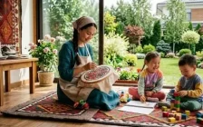Кесте тігу – қазақ әйелдерінің байырғы медитациясы әрі табыс көзі